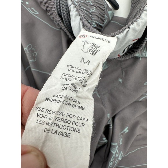 Travis Mathew Men Boardshorts M  Floral Print‎ Beach Surf Swimming 10  Inseam. - Picture 8 of 10